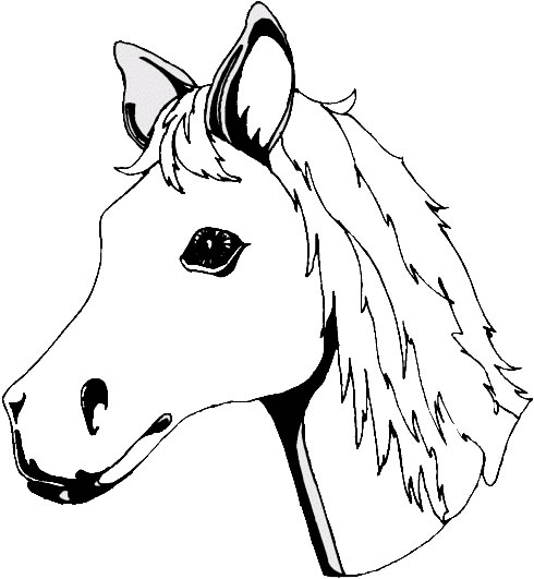 coloriage cheval licorne  Page 4